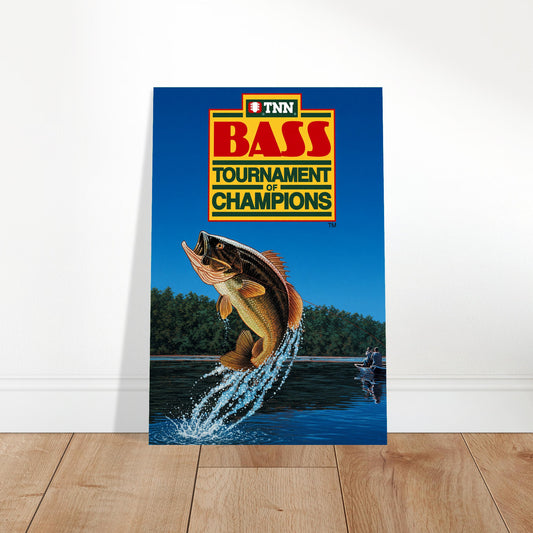 TNN Bass Tournament of Champions Poster – Largemouth Bass Fishing Art 2