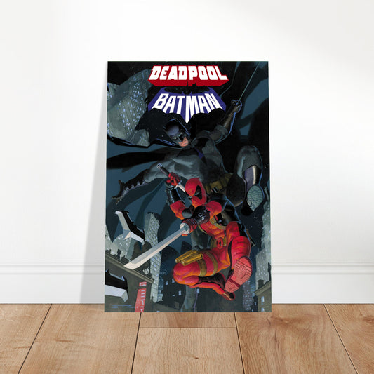 DEADPOOL BATMAN CROSSOVER MARVEL DC GREG CAPULLO COMIC ART POSTER 2