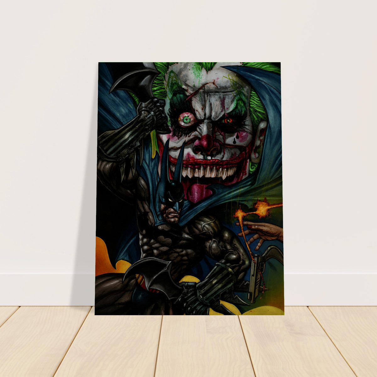 SIMON BISLEY BATMAN & JOKER DEADLY DUO #7 POSTER 2023 Wall Art Decor 2