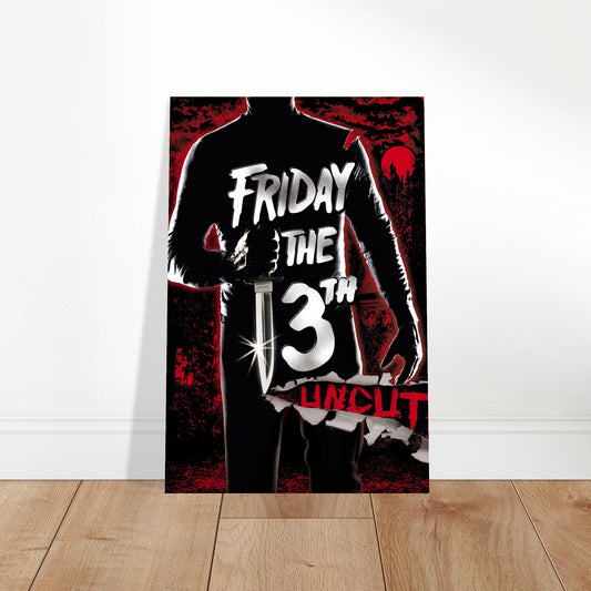 FRIDAY THE 13TH 1980 HORROR MOVIE POSTER – JASON KILLER KNIFE Wall Art Decor 2