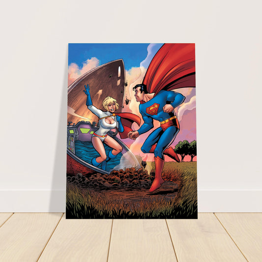 JSA Classified #1 Superman & Supergirl Poster by Amanda Conner 2