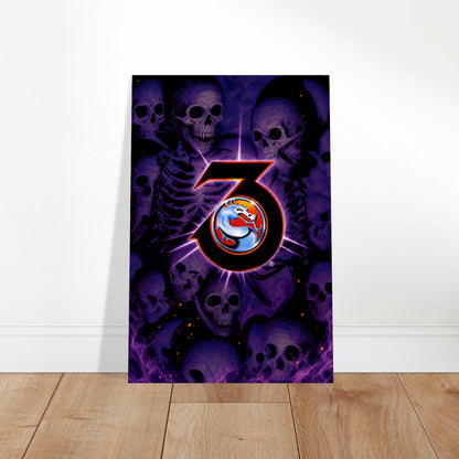 Mortal Kombat 3 Poster - Dragon Logo Arcade Fighting Game Art Wall Art 2