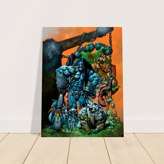 SIMON BISLEY LOBO BOUNTY HUNTING POSTER – ULTRA VIOLENT ANTI-HERO Wall Art Decor 2