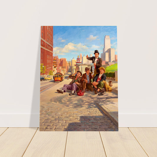 Art Frahm In San Francisco 1952 Poster – Vintage Street Scene Wall Art Decor 2