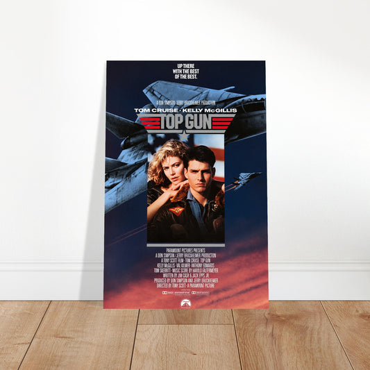 Top Gun 1986 Movie Poster - Tom Cruise Kelly McGillis Classic Film Art 2