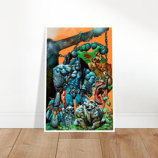 Lobo: Bounty Hunting for Fun and Profit – Poster by Simon Bisley | Unframed 2