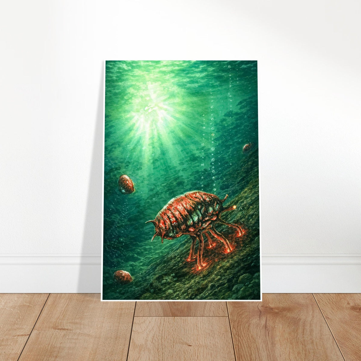 MAGIC THE GATHERING POSTER – MANA DRAIN CARD ART WITH DEEP SEA CREATURE 2
