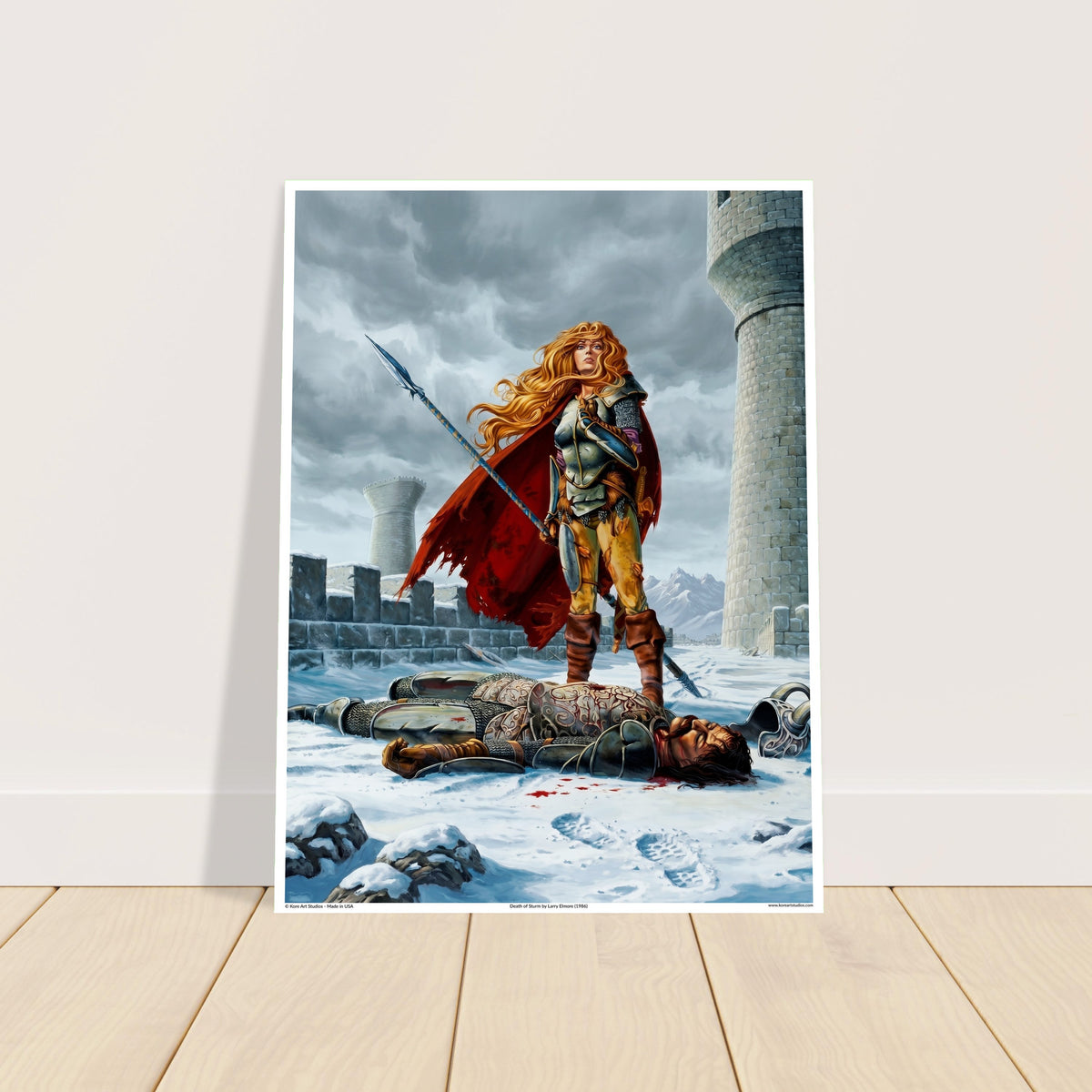 Death of Sturm - Dragonlance Chronicles Series by Larry Elmore (1986) 2