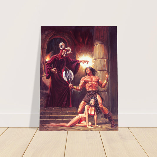 Savage Sword of Conan #43 by Bob Larkin (1979) Poster 2