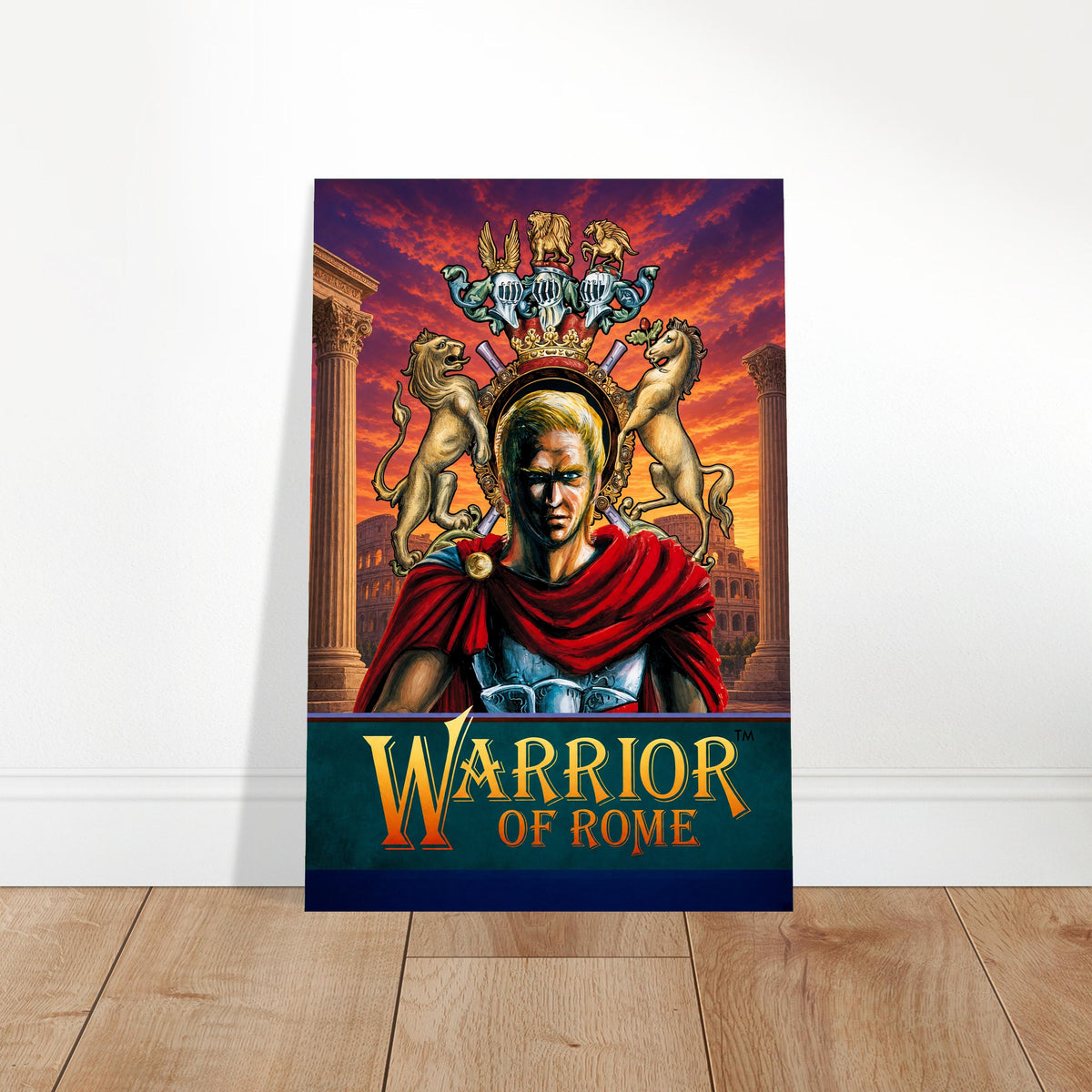 Warrior of Rome Poster – Ancient Roman Soldier Fantasy Art Wall Art Decor 2