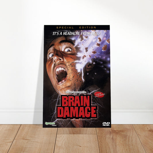 Brain Damage by Frank Henenlotter 1988 Horror Movie Poster Wall Art Decor 2