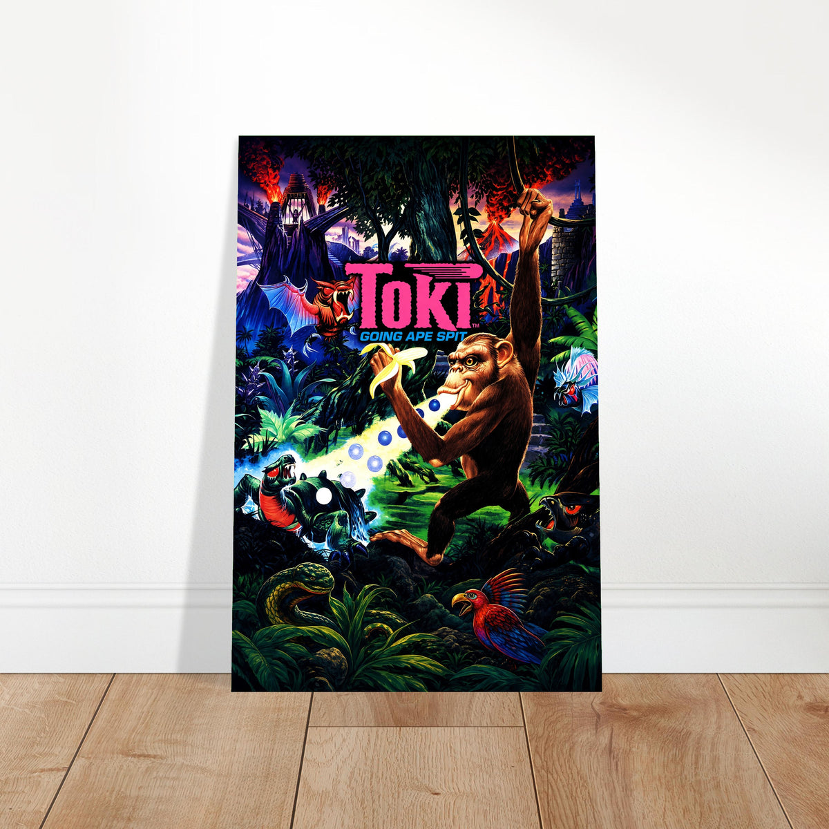 Toki Going Ape Spit Poster – Retro Arcade Game Art Wall Art Decor 2