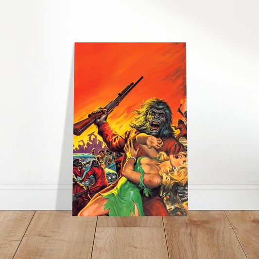 Earl Norem Planet of the Apes Magazine #21 Cover Poster 1976 Wall Art Decor 2