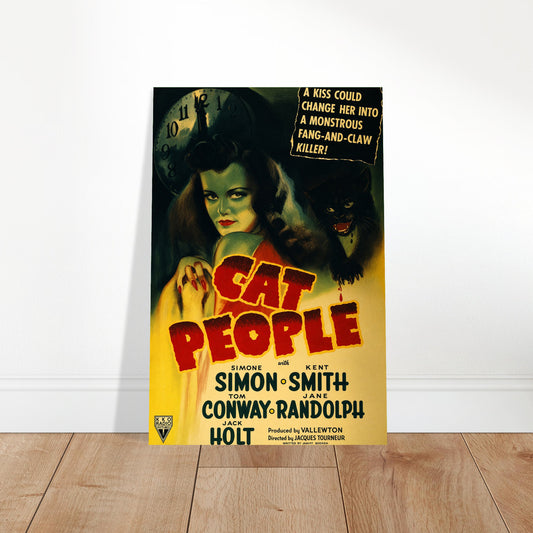 Cat People 1942 Movie Poster – Classic Horror Film Vintage Art Print 2