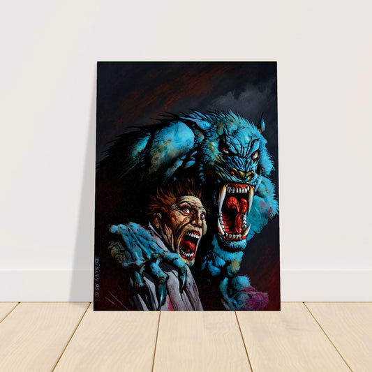 Simon Bisley Werewolf and Victim Poster – Horror Dark Fantasy Wall Art Decor 2