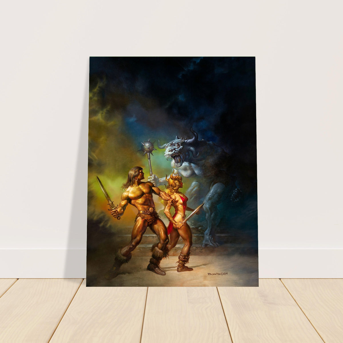 BORIS VALLEJO CONAN THE TRIUMPHANT POSTER 1984 – FANTASY WARRIOR Wall Art Decor 2