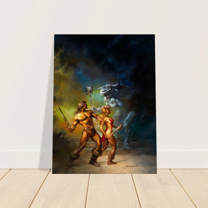 BORIS VALLEJO CONAN THE TRIUMPHANT POSTER 1984 – FANTASY WARRIOR Wall Art Decor 2