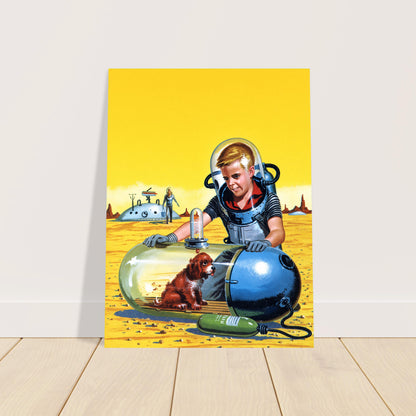 Edward Valigursky Amazing Science Fiction 1958 Poster Wall Art Decor 2