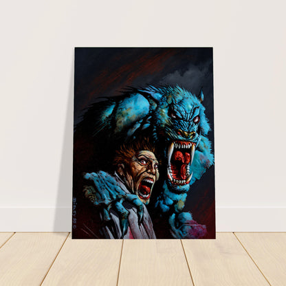Simon Bisley Werewolf and Victim Poster – Horror Dark Fantasy Wall Art Decor 2