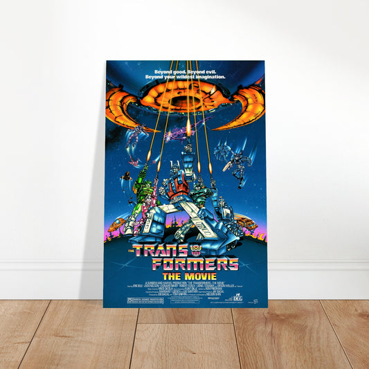 TRANSFORMERS POSTER THE MOVIE 2025 SCREEN 1ST PRINT RETRO ROBOT BATTLE ART 2