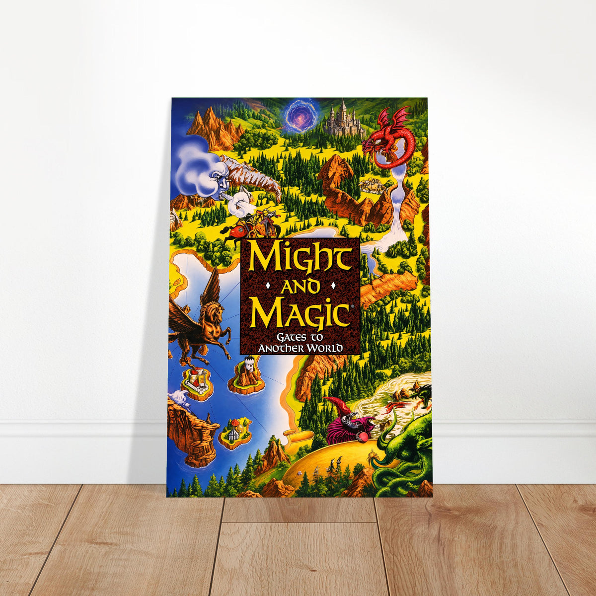 Might and Magic Gates to Another World Poster – Fantasy Adventure Art 2