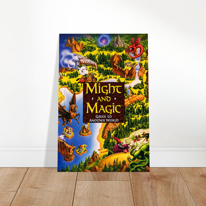 Might and Magic Gates to Another World Poster – Fantasy Adventure Art 2