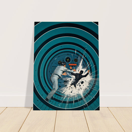 Edward Valigursky The Asteroids 1961 Sci-Fi Poster – Astronaut Space 2