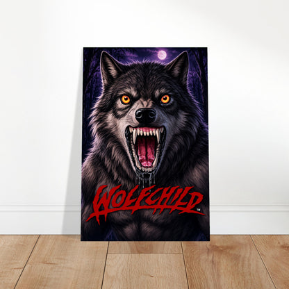 Wolfchild Poster – Fierce Wolf Horror Art Retro Gaming Wall Art Decor 2