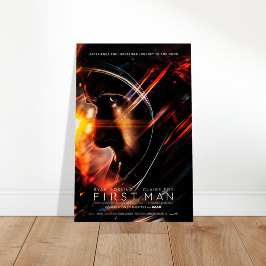 First Man 2018 Movie Poster - Ryan Gosling Space Astronaut Wall Art Decor 2