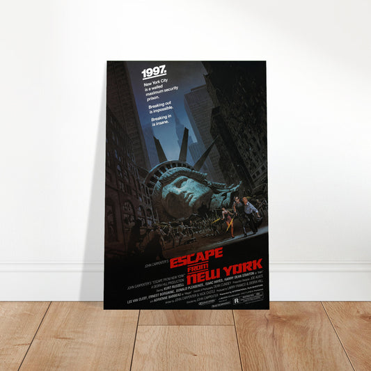 Escape from New York 1981 Movie Poster - Sci-Fi Action Classic 2