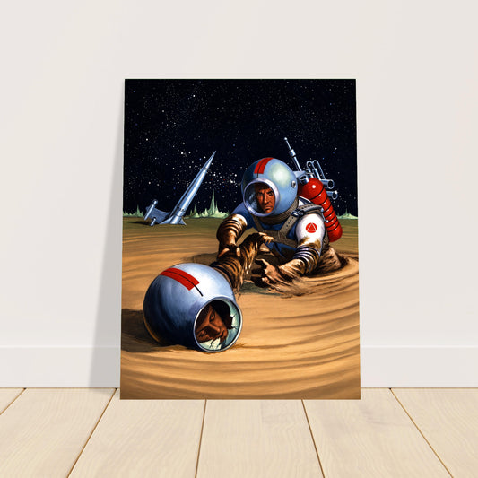 Edward Valigursky Plague Planet 1955 Sci-Fi Poster Wall Art Decor 2