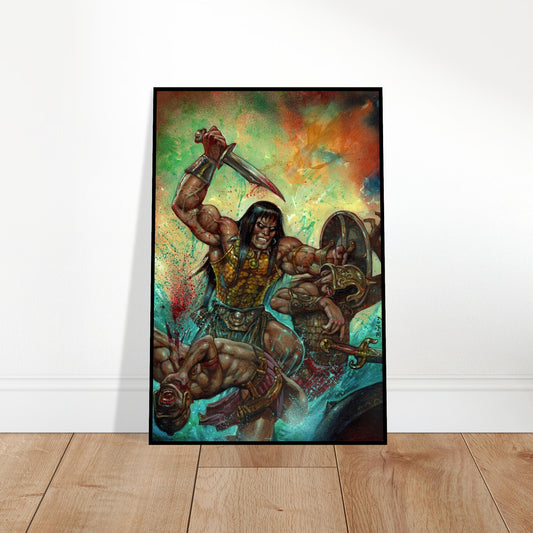 CONAN POSTER THE BARBARIAN #26 CVR B SIMON BISLEY BLOODY SWORD AND SORCERY ART 2