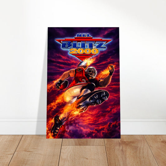 NFL Blitz 2000 Poster - Retro Football Video Game Art 2