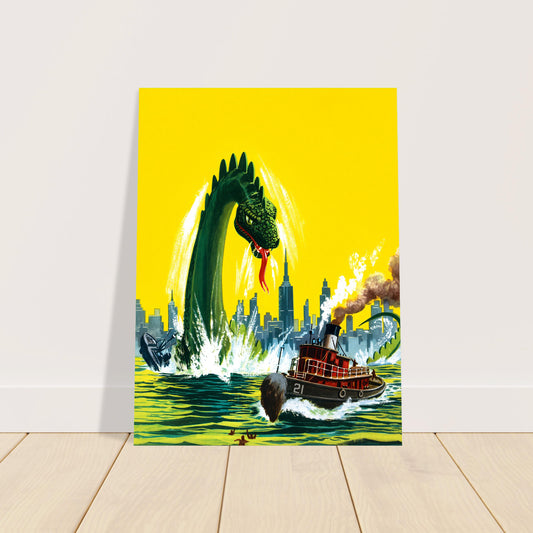 Monster on Stage 4 by Edward Valigursky (1957) Poster Wall Art Decor 2