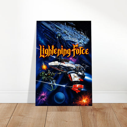 Lightening Force Poster - Thunder Force IV Space Shooter Retro Game Art 2