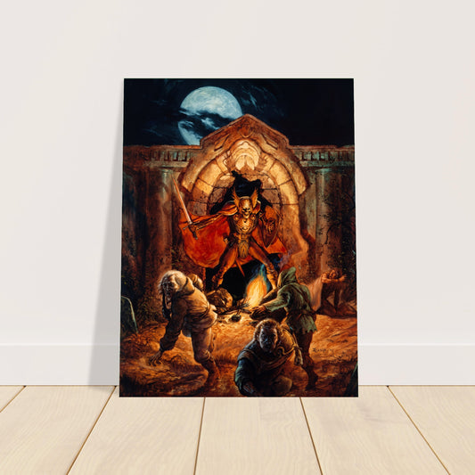 Knight of the Living Dead Jeff Easley 1989 Poster – Fantasy Art Wall Art Decor 2