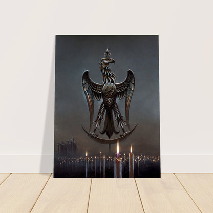 Bruce Pennington Heraldic Eagle 1976 Poster – Dark Fantasy Art Wall Art Decor 2
