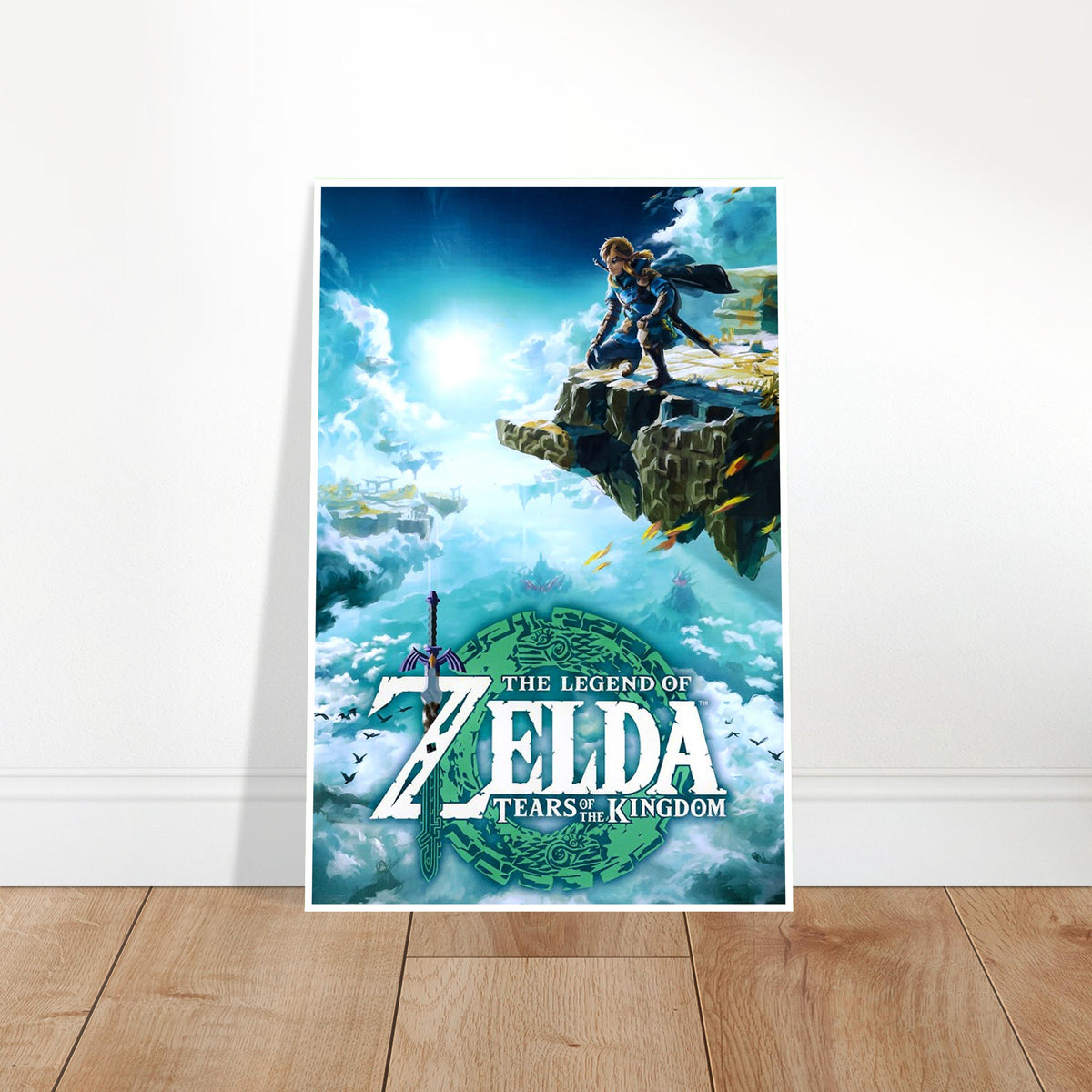 THE LEGEND OF ZELDA - TEARS OF THE KINGDOM POSTER - LINK SKY ISLAND ART PRINT 2