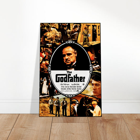 The Godfather 1972 Movie Poster – Marlon Brando Classic Film Wall Art Decor 2