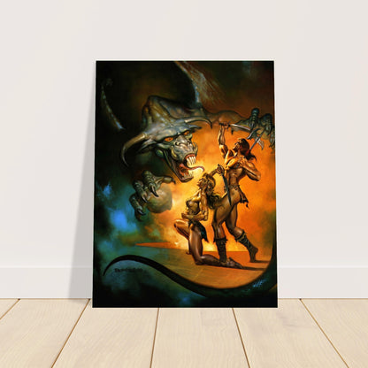 Dragon Wars by Boris Vallejo 1989 Poster – Fantasy Art Wall Art Decor 2