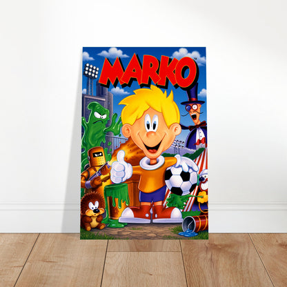 Marko's Magic Football Poster - Retro Platformer Game Art Wall Art Decor 2