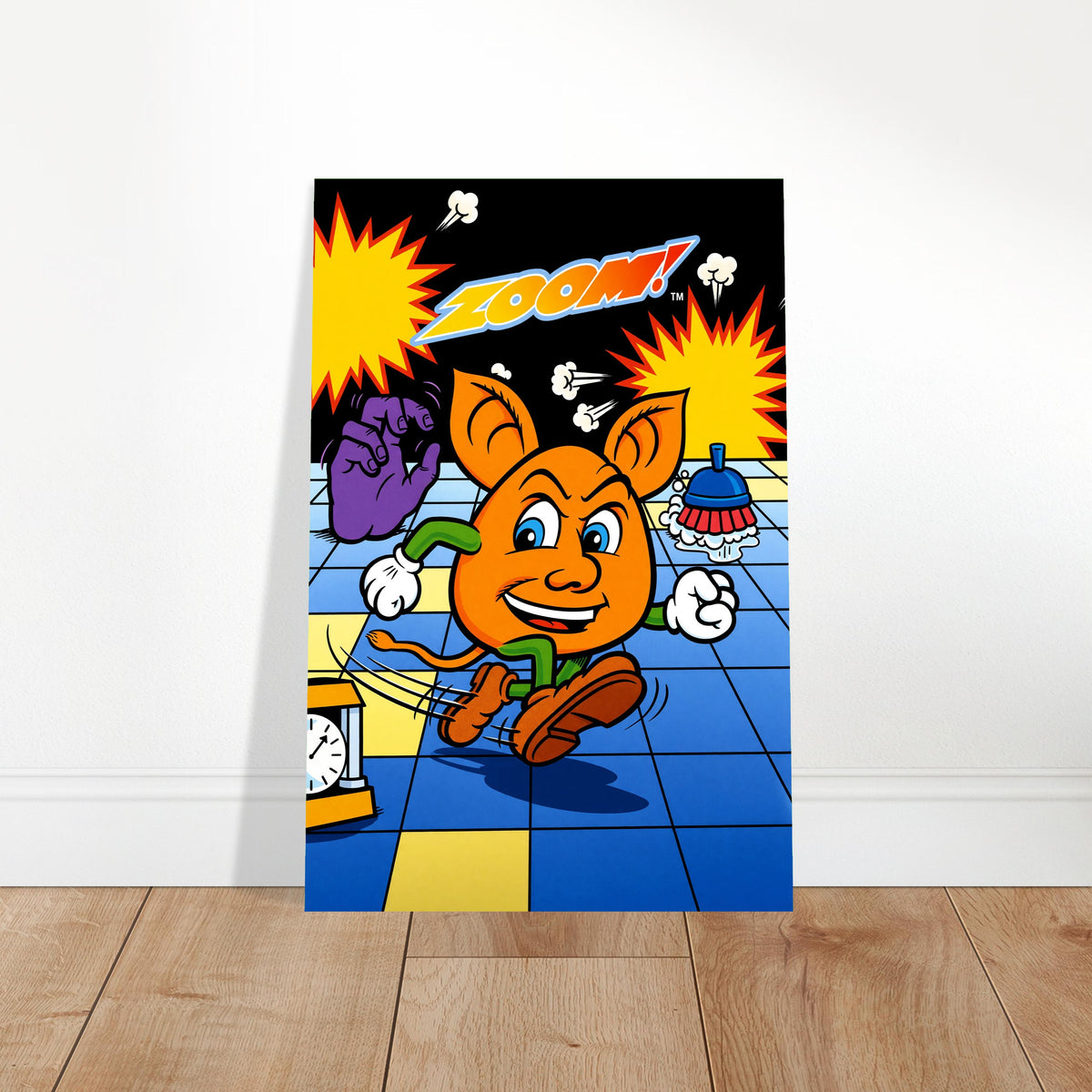 Zoom! Poster - Retro Arcade Puzzle Game Cover Art Wall Art Decor 2