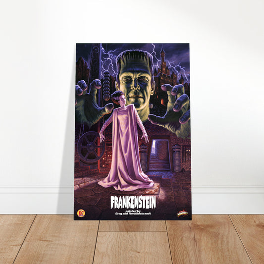 Greg and Tim Hildebrandt Frankenstein 1970 Movie Poster Wall Art Decor 2