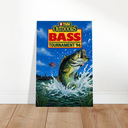 TNN Outdoors Bass Tournament '96 Poster – Largemouth Bass Fish Art 2
