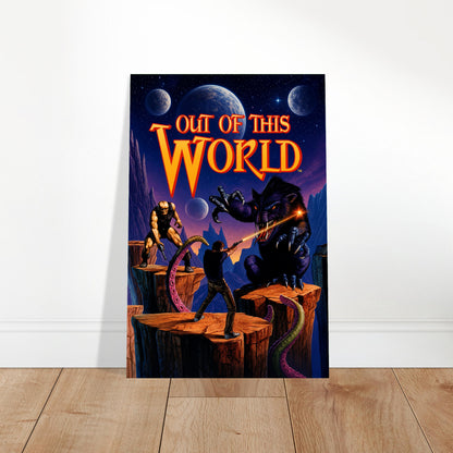 Out of This World Poster – Alien Warrior Combat Adventure Wall Art Decor 2