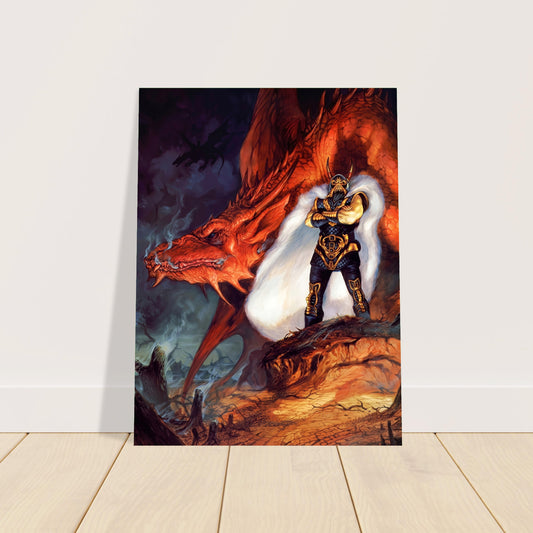 Verminaard by Jeff Easley 1984 Poster – Fantasy Dragon Warrior Wall Art Decor 2
