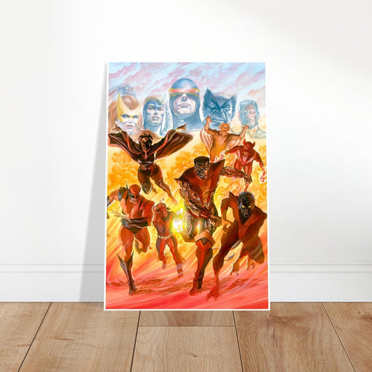 X-Men Tribute Poster – Alex Ross Art, Marvel Superheroes Wall Decor 2