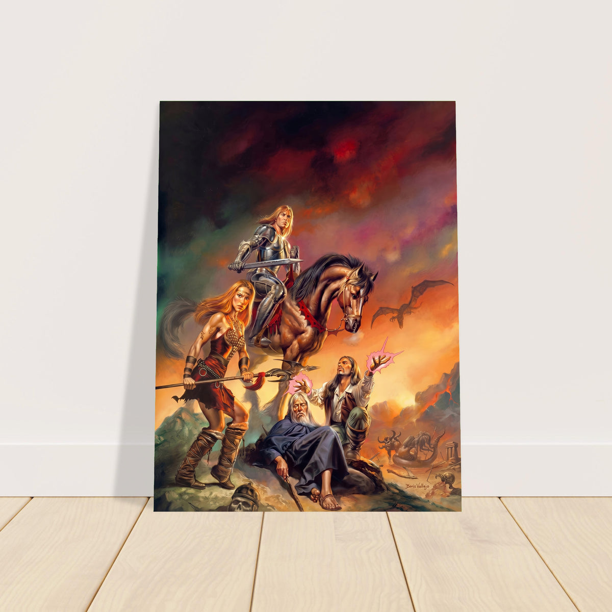 Boris Vallejo Myth and Magic Book Cover Poster 2000 Wall Art Decor 2