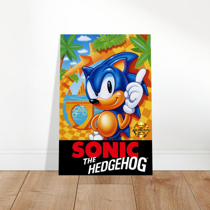 Sonic the Hedgehog Retro Video Game Poster – 1991 Classic Wall Art Decor 2