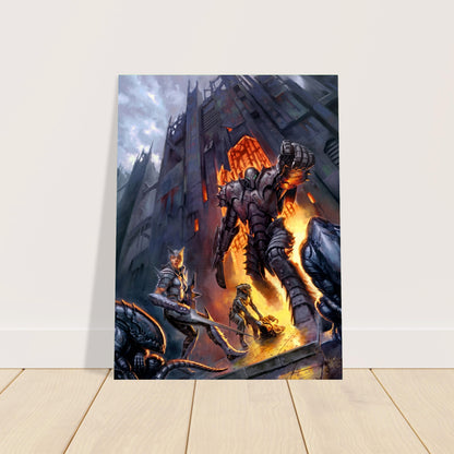 Lord of the Iron Fortress Poster – Todd Lockwood D&D Fantasy Art Print 2001 2